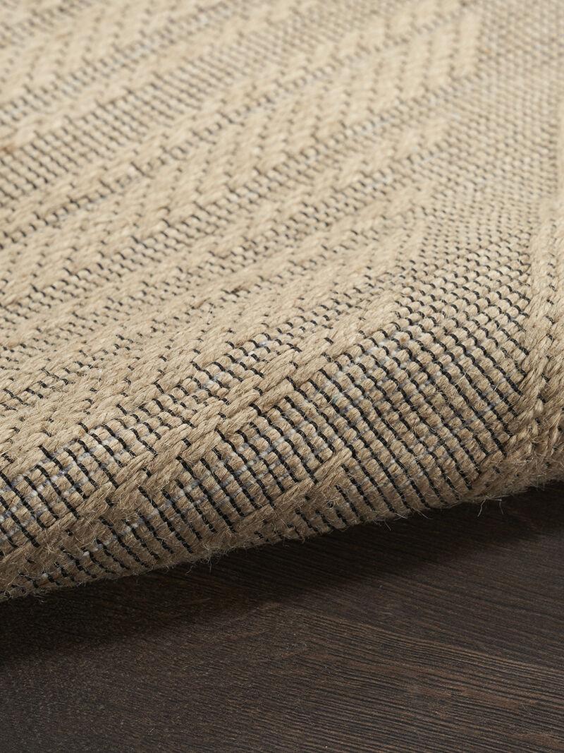 Washable Jute WSJ01 Natural/Beige 2'3" x 7'6" Rug
