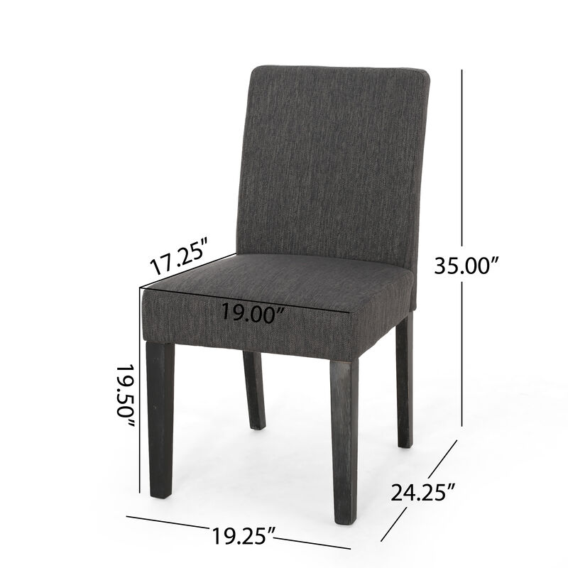 Merax Contemporary Upholstered Dining Chairs