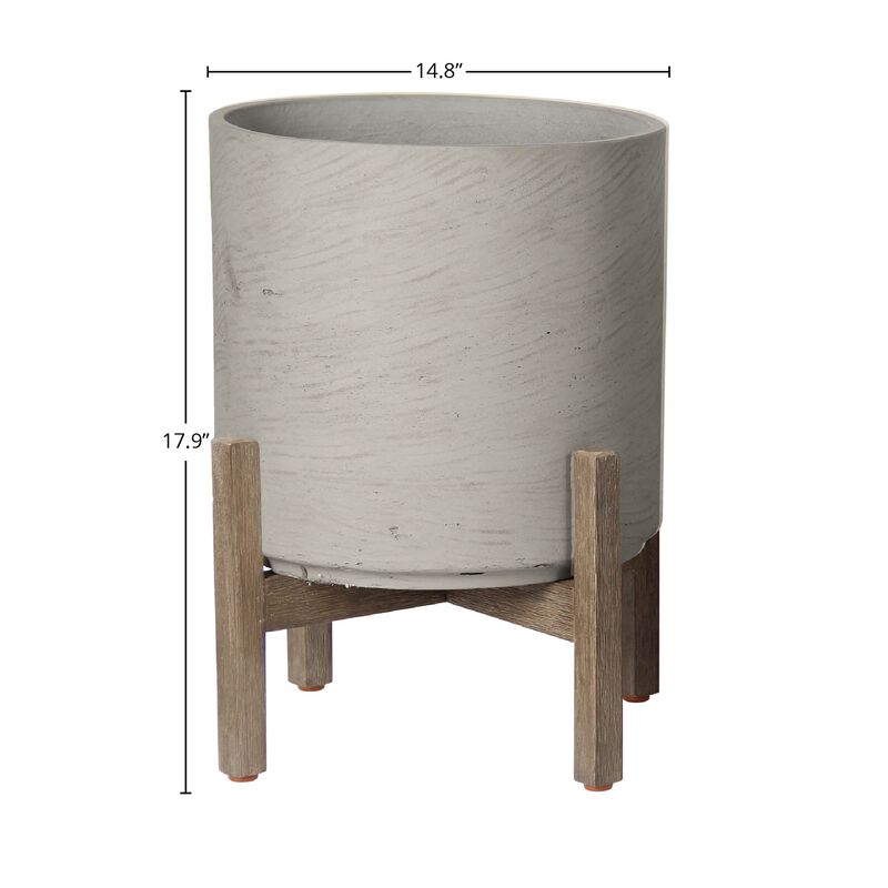 Patio Round Large Standing Pot