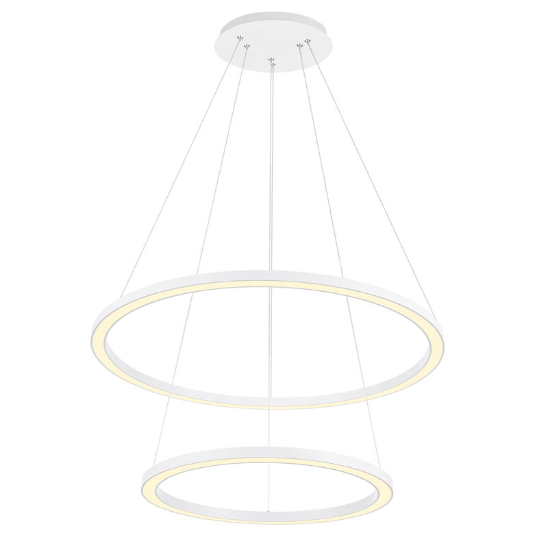 Chalice LED Chandelier With White Finish