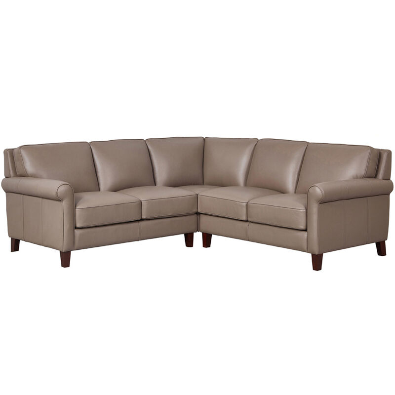 Laguna Top Grain Leather Symmetrical Sectional image number 0