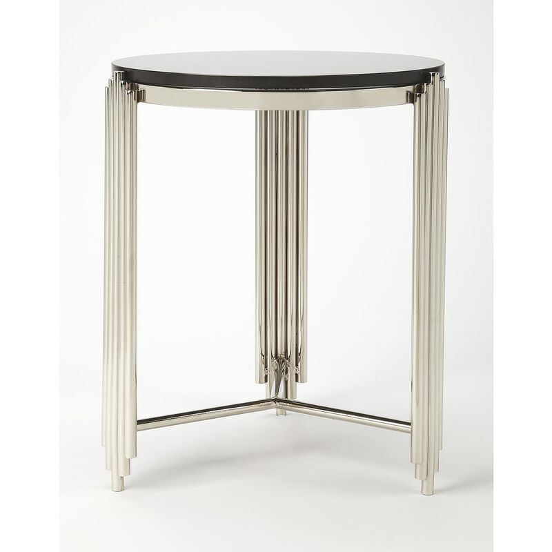Butler Specialty Khalifa Granite End Table, Black image number 1