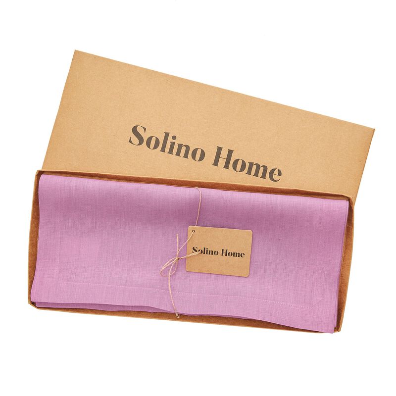 Solino Home 100% Pure Linen Table Runner - Fete