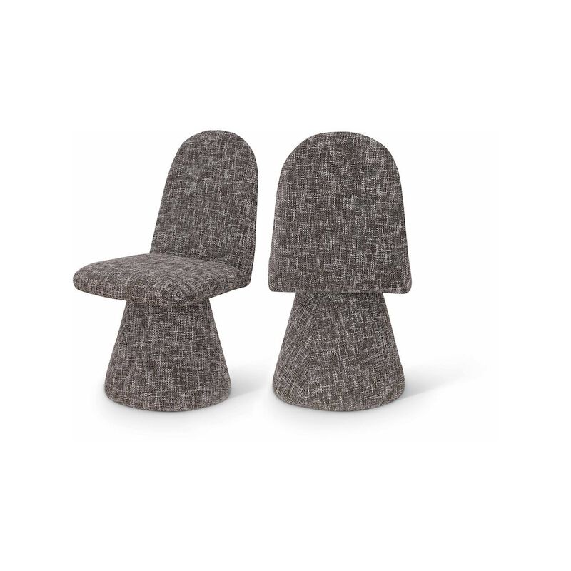 Meridian Furniture Renuar Brown Dining Chair, Set of 2