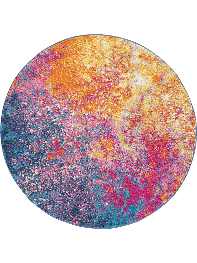 Passion PSN10 Sunburst 4' x Round Rug
