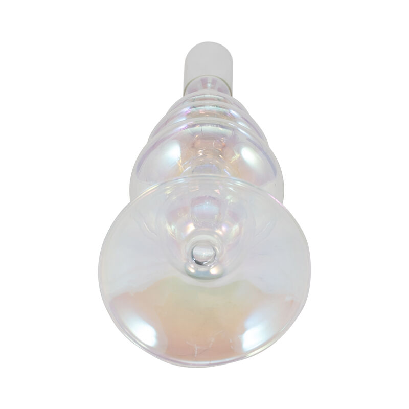 11" Vintage Glass Candle Holder