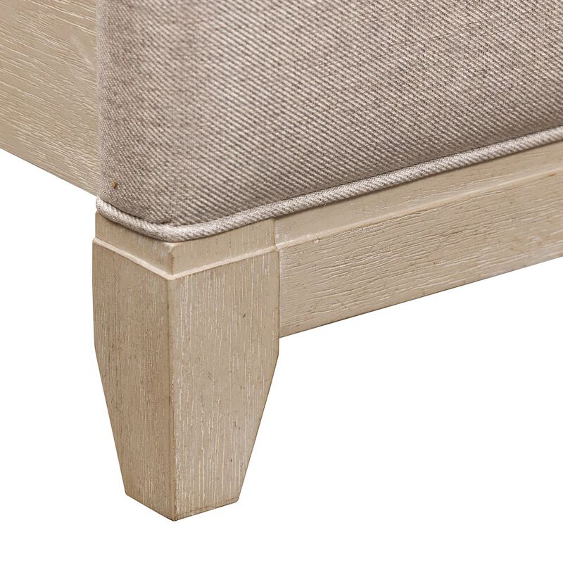 Liberty Furniture Belmar Queen Upholstered Bed in Rubberwood Solids w/ Split Heart Oak Veneers image number 3