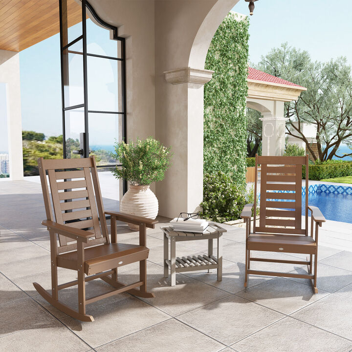 Hivvago 2-Piece Garden Rocking Chair Set