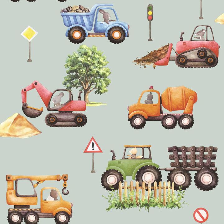 Little Builders Wallpaper