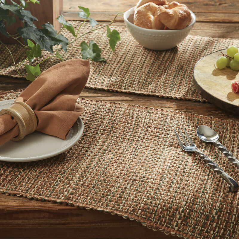 Park Designs Tweed Expresso Table Runner 54'' L image number 1