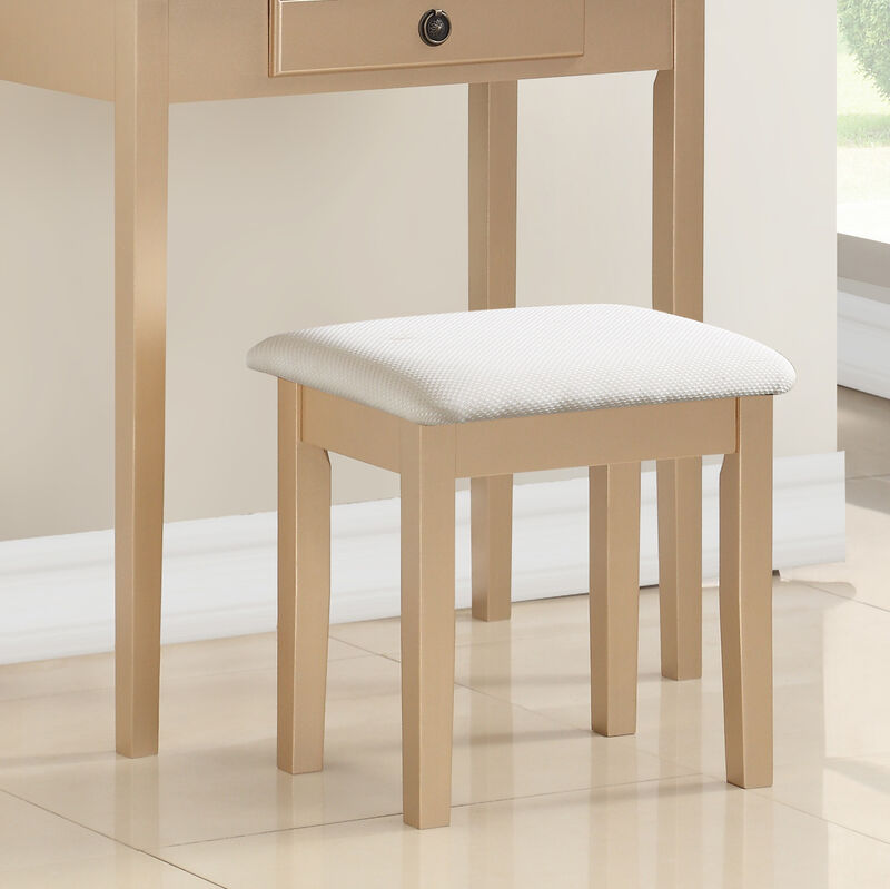 Kippef Makeup Vanity Table and Stool Set image number 4