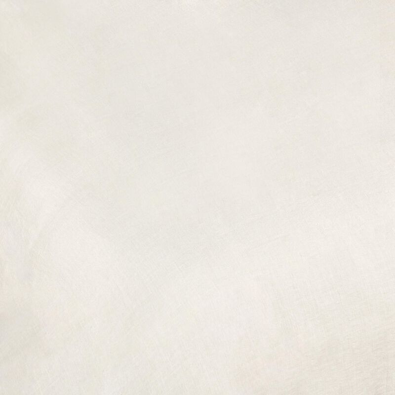 Paula Queen Size Duvet, Ivory Extra Soft Stone Washed Hemp and Cotton - Benzara