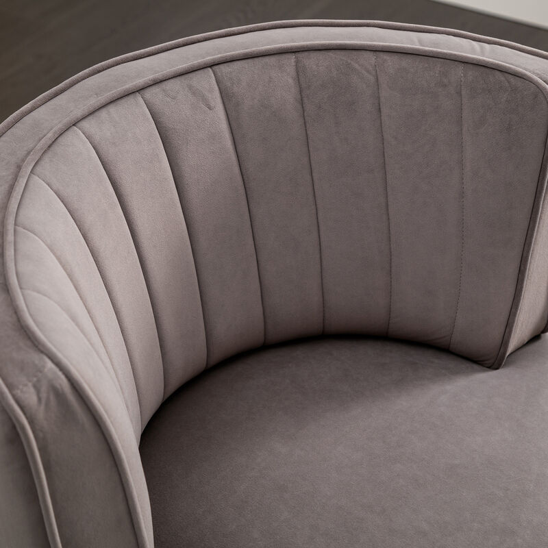 Merax 360 Degree Swivel Barrel Accent Chair