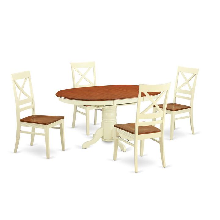 5 PC Table and chair set - Dining Table and 4 Kitchen Dining Chairs