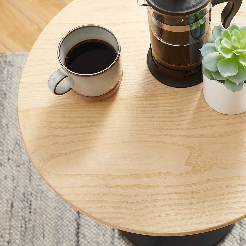 Lippa 20" Round Wood Side Table image number 6