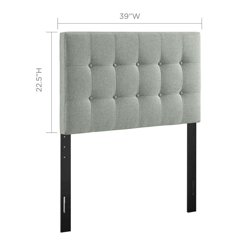 Modway - Emily Twin Upholstered Fabric Headboard image number 2