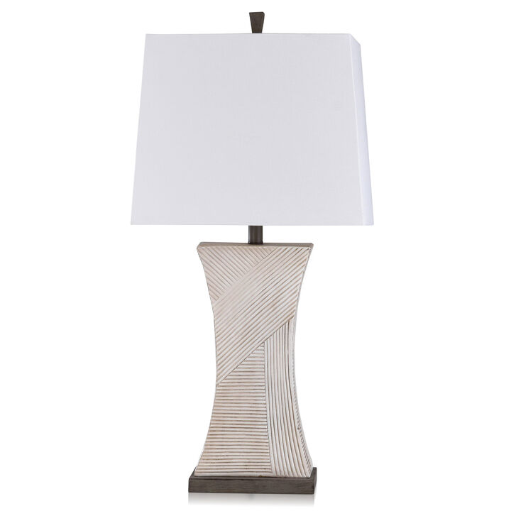 Joes White & Fin Table Lamp