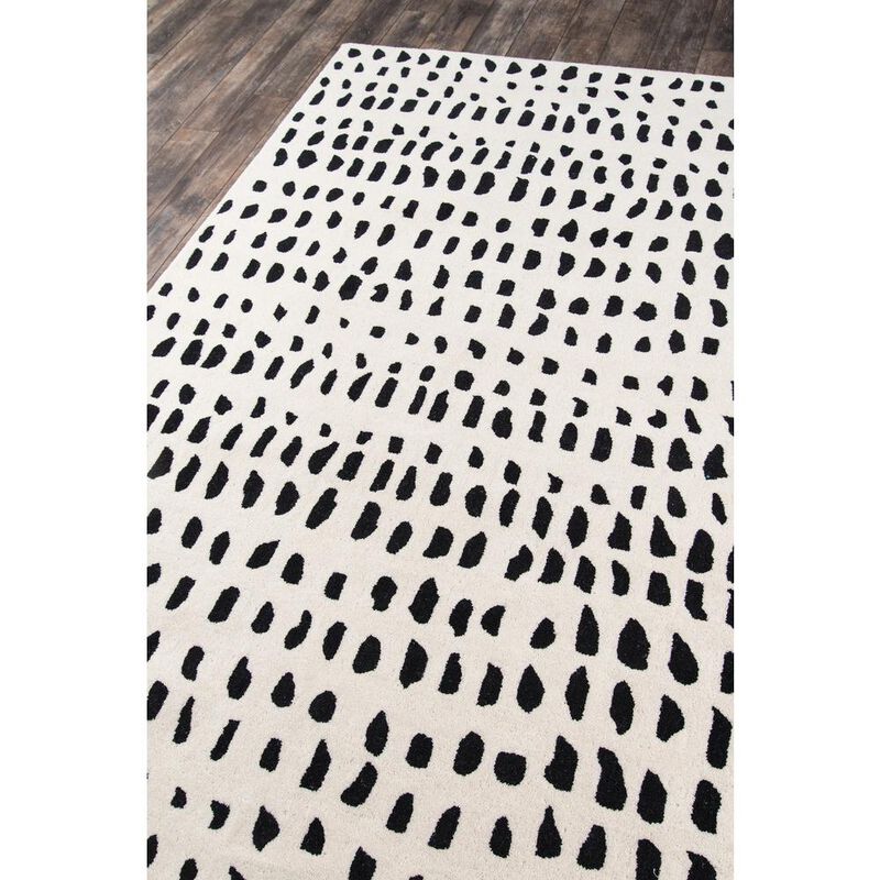 Novogratz Contemporary Rectangle Area Rug, Ivory, 5' X 8'