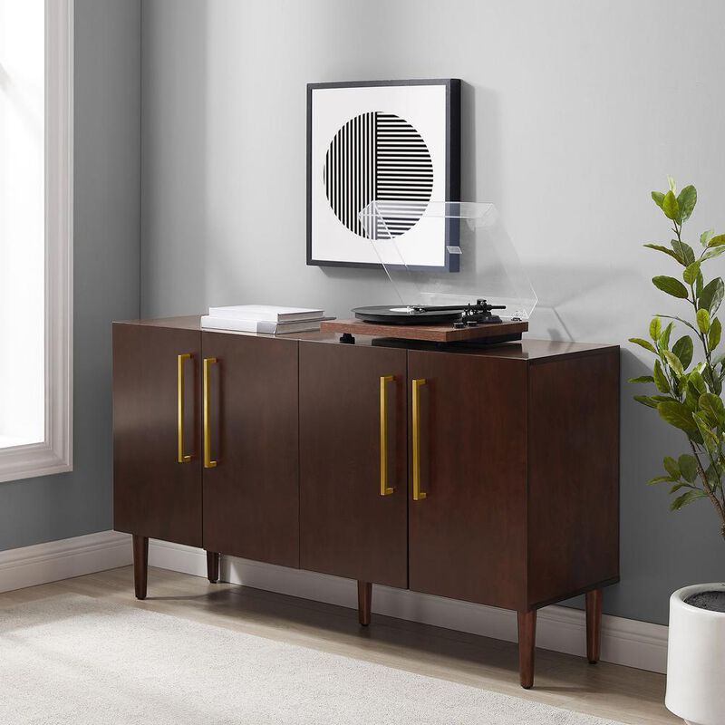 Crosley Furniture Everett Sideboard Mahogany