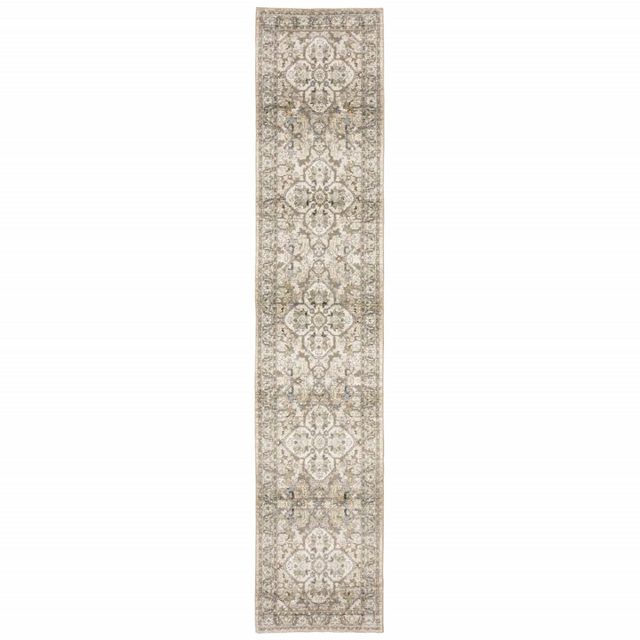 HomeRoots Medallion Runner Rug