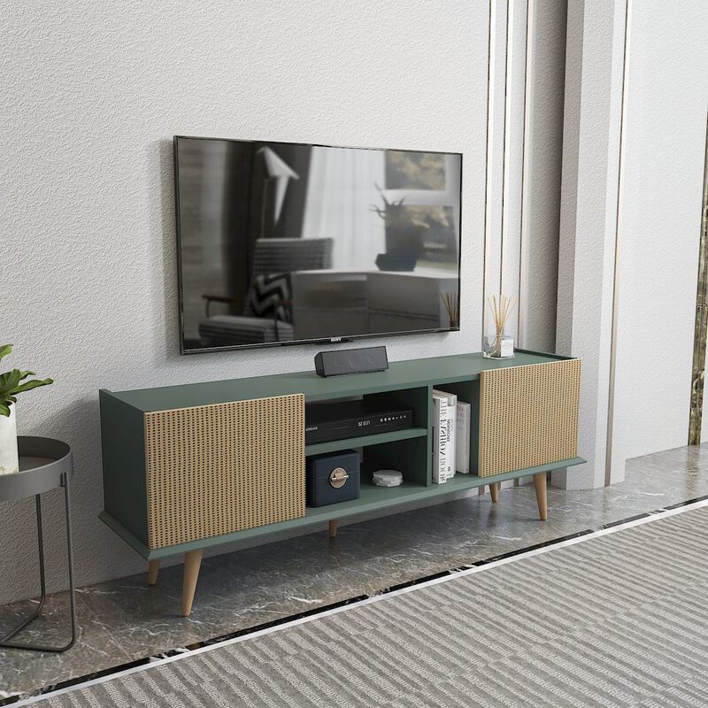 Decorotika Ekvador Tv Stand Sylvia&Rattan Pattern