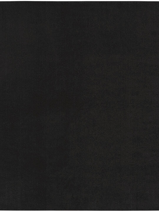 Nourison Essentials NRE01 Black 9' x 12' Rug