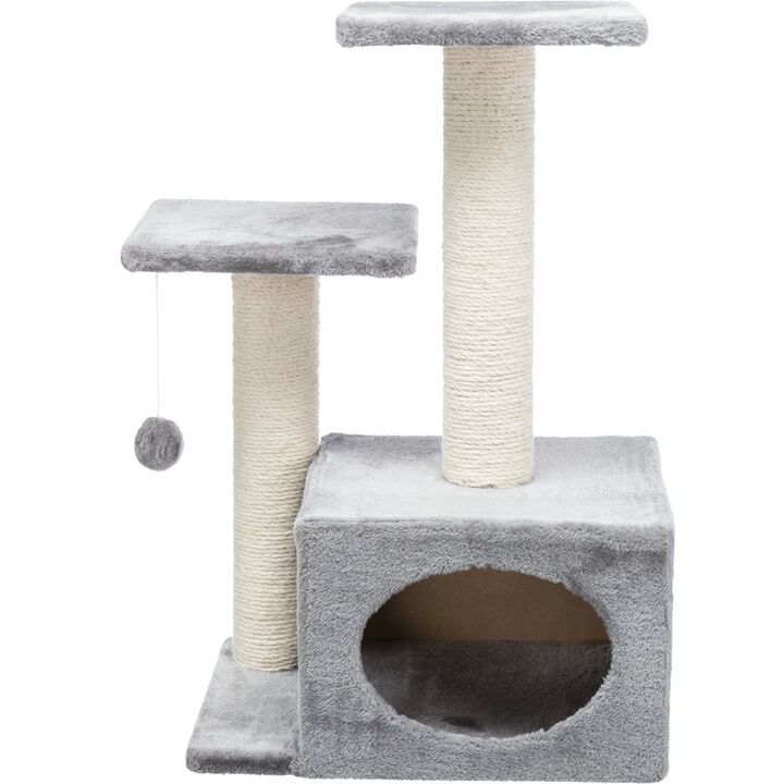 TRIXIE Valencia Plush & Sisal 3-Level 28" Cat Tree with Scratching Posts & Condo
