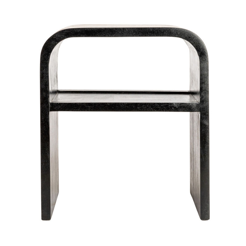 Modern Waterfall Edge Mango Wood Coffee Table image number 3