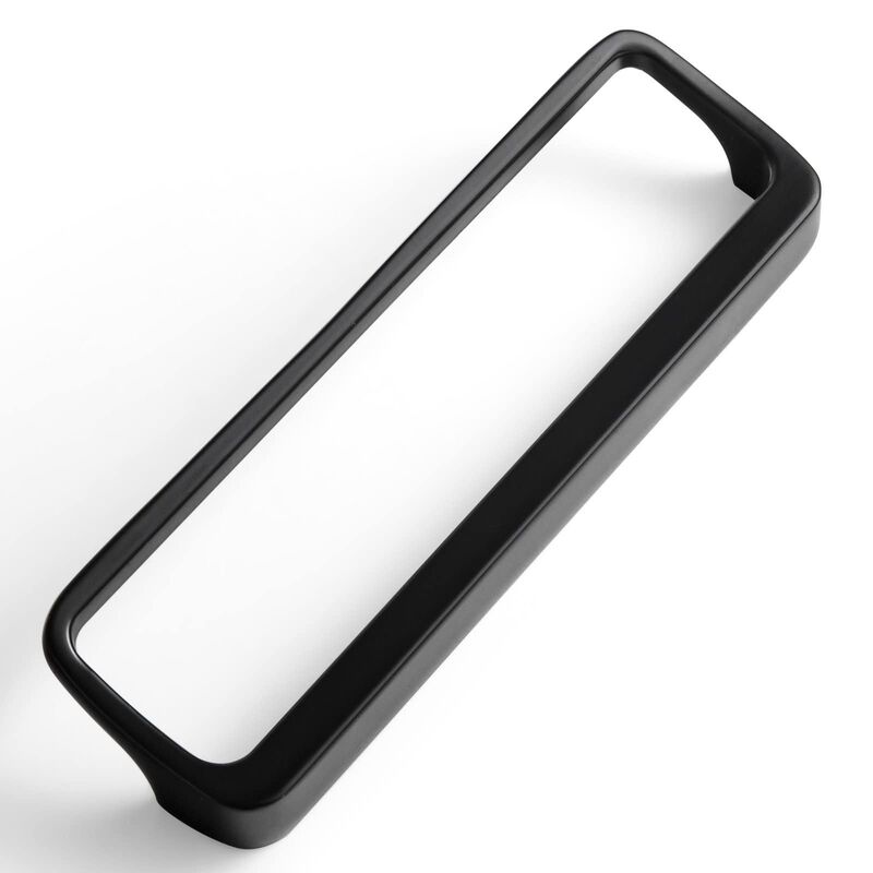 Goo-Ki Matt Black Cabinet Pulls with Hole Center 5''(128mm),Modern Zinc Alloy Drawer Pulls for Drawer,Wardrobe,Cupboard,6 Pack