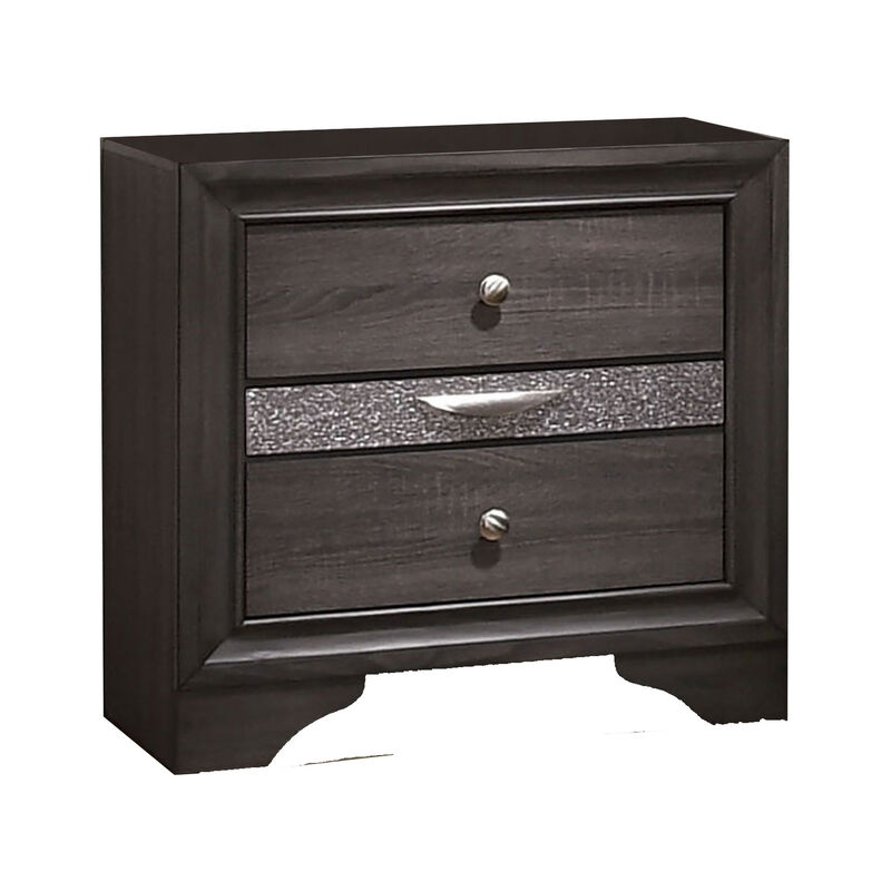 Bedroom Set, Wood, 2 Piece Set with Nightstand image number 4