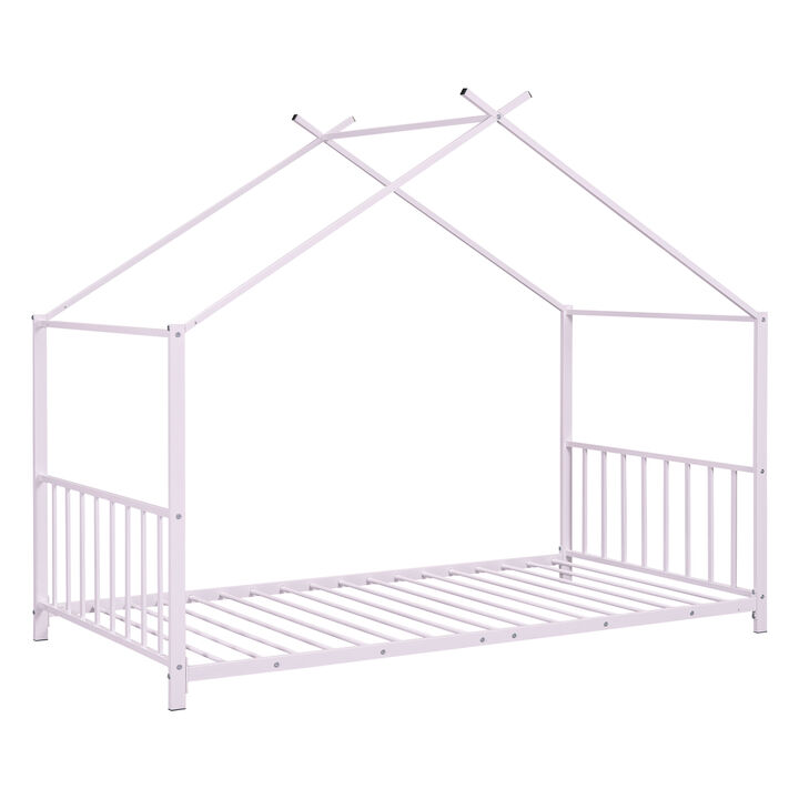 Merax Modern Metal House Platform Bed