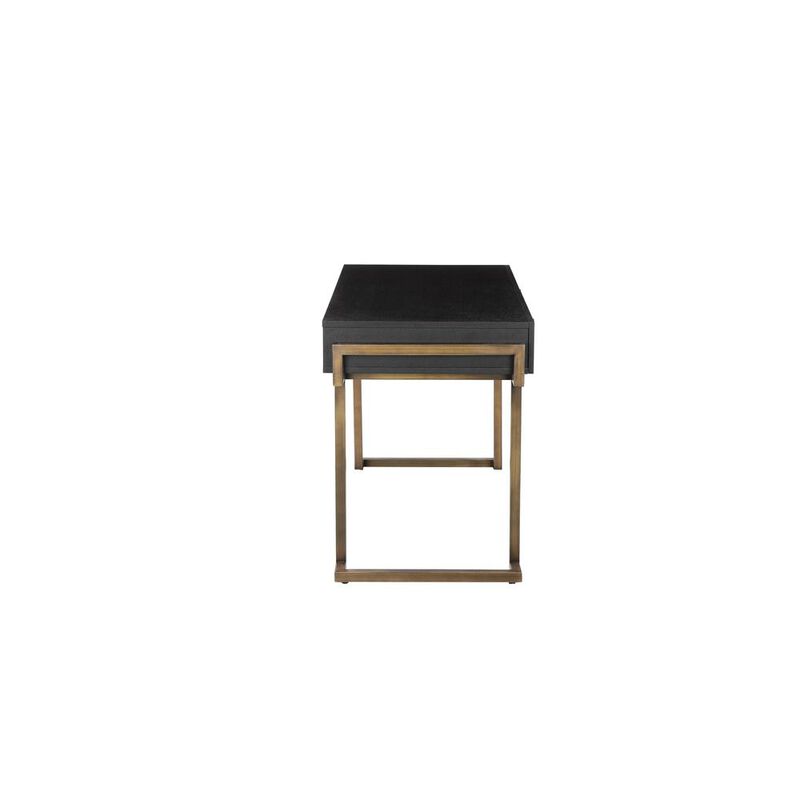 Jett Desk Brass Black