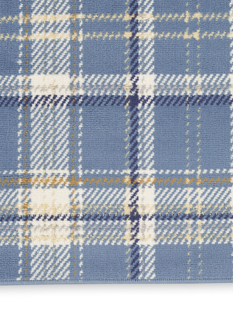 Grafix GRF03 Blue 2'3" x 7'6" Rug image number 4