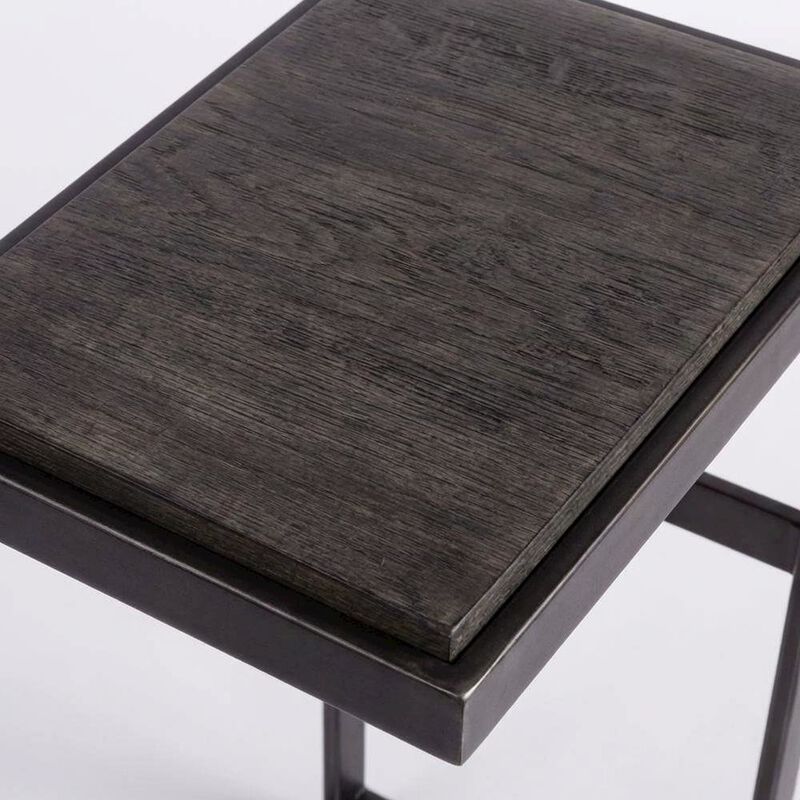 Liberty Furniture Gray Laptop Table with Solid and Manufactured Wood for Contemporary Workspaces image number 4