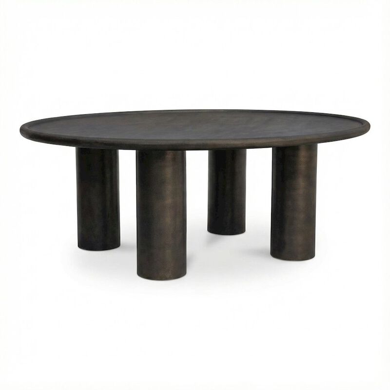 Starlight Canyon Home Brown Outdoor Coffee Table, Aluminium Top, Cast Aluminium Frame Durable Design image number 0