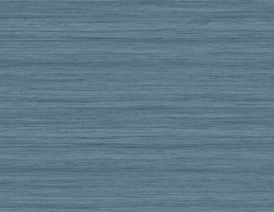 Shantung Blue Silk Wallpaper