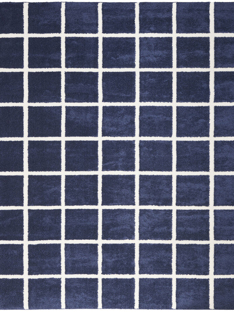 West End Ave WTE01 Navy/Ivory 9' x 12' Rug