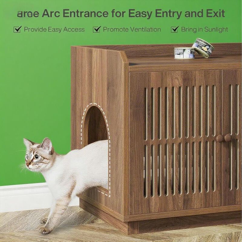 Large Cat Litter Box for Easy Cleaning and Odor Control image number 2