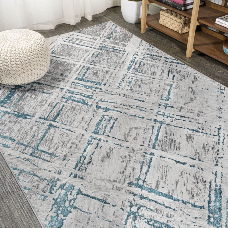 Slant Modern Abstract Area Rug