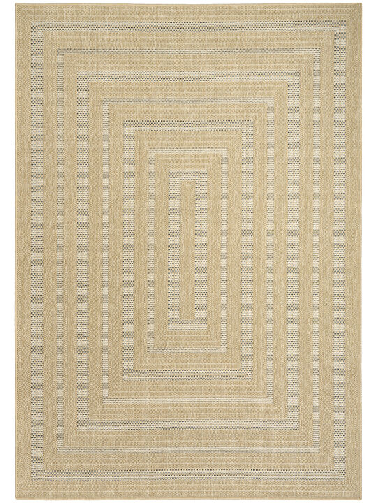 Tulum TLM04 Taupe/Gray 6' x 9' Rug