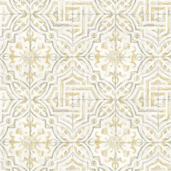 Sonoma Yellow Beach Tile Wallpaper