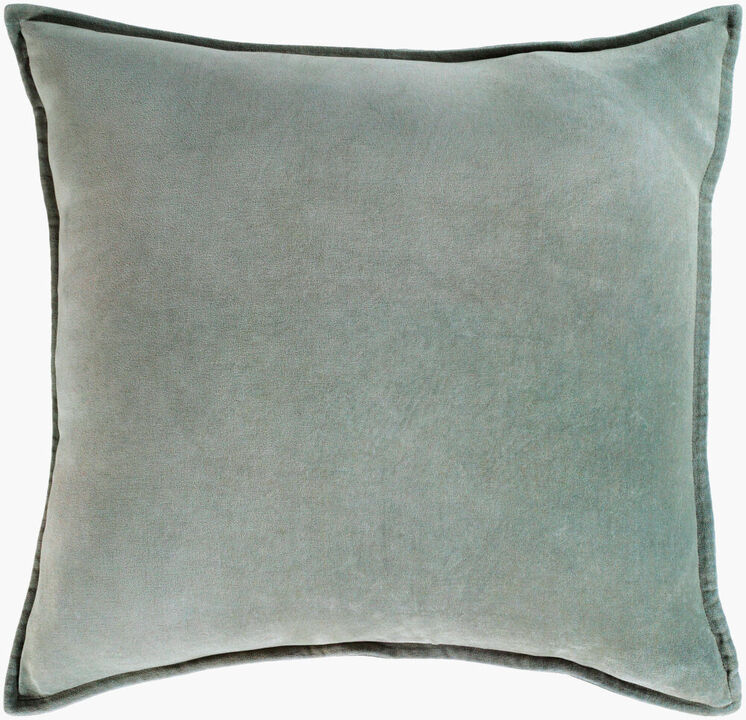 Cotton Velvet Lumbar Pillow