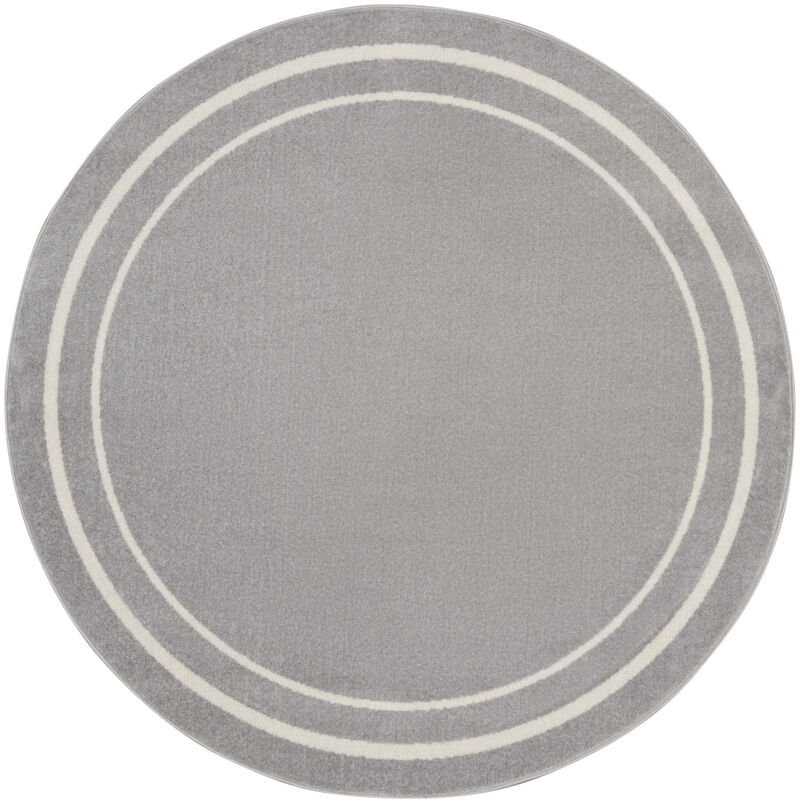 HomeRoots Round Indoor Outdoor Area Rug image number 2