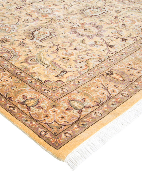 Mogul, One-of-a-Kind Hand-Knotted Area Rug  - Yellow, 4' 1" x 5' 10"