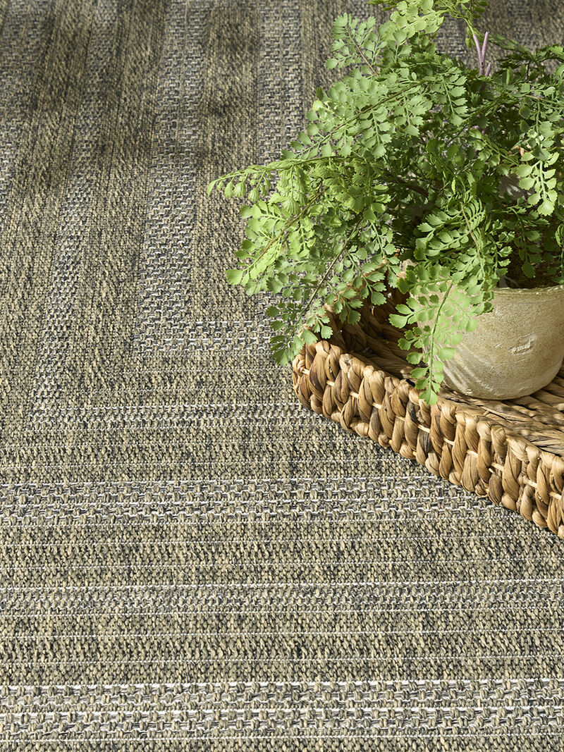 Tulum TLM04 Olive 8' x Round Rug