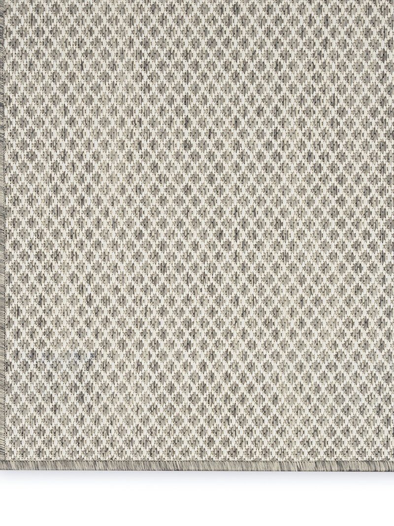 Courtyard COU01 Ivory/Silver 3' x 5' Rug