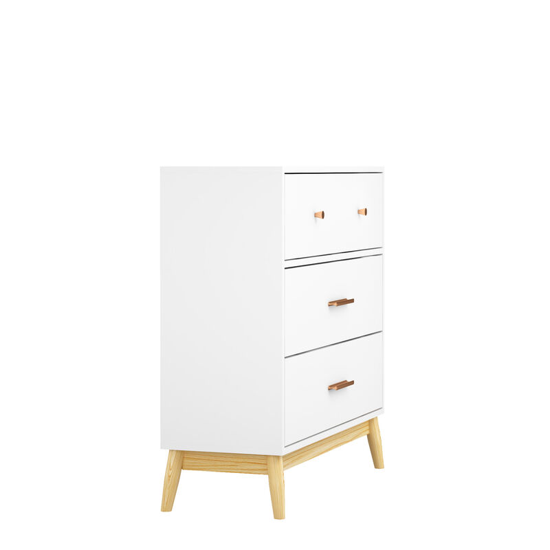 Toskha Modern White Chest image number 7