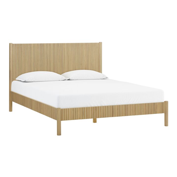 Tyla Natural Wood Bed