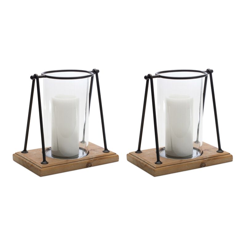 Candle Holder for Elegant Lighting and Stylish Home Decor (Set of 2)