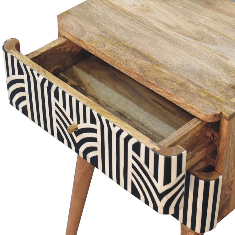 Edessa Bone Inlay  2 Drawer NightStand